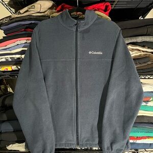 Columbia Men's Dark Blue Zip-Up Sweater